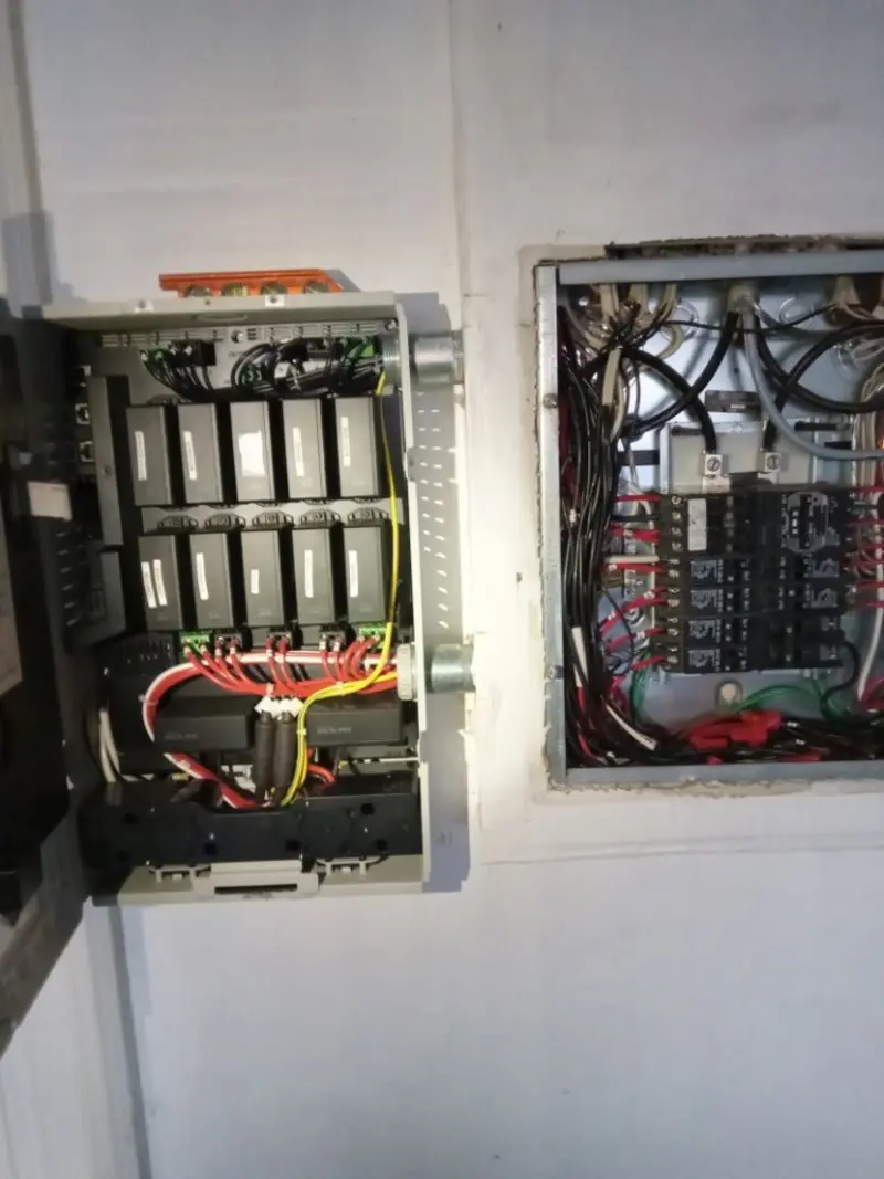 Electrical panel upgrade completed for Indoor Lighting Installation in Fenton